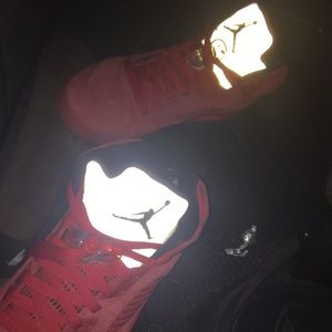 Jordan 5s red suede